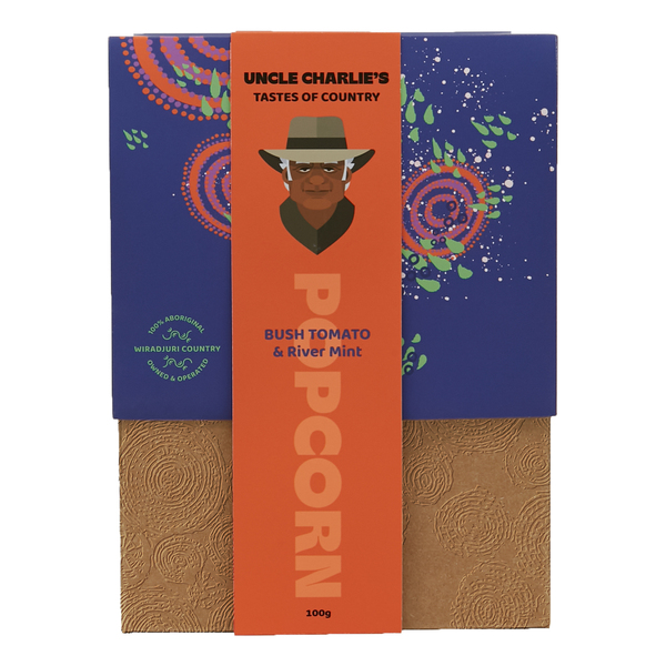 Uncle Charlies Popcorn - Bush Tomato & River Mint 100g