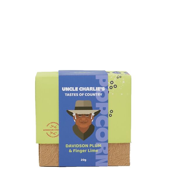 Uncle Charlies Popcorn - Davidson Plum & Finger Lime 20g