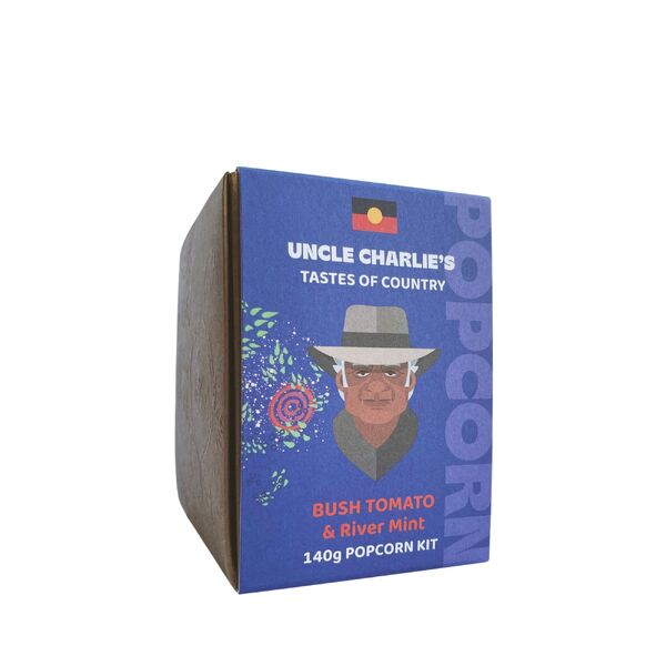 Uncle Charlie's Tastes of Country Popcorn Kit Small Bush Tomato & River Mint 140g