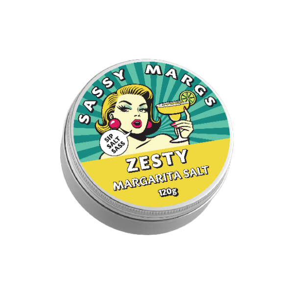 Sassy Marg's Margarita Salt - Zesty 120g (6)