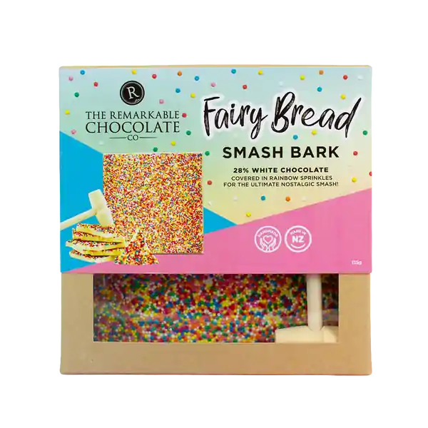 Remarkable Chocolate Luxury Smash Bark Fairy Bread  135g (10)
