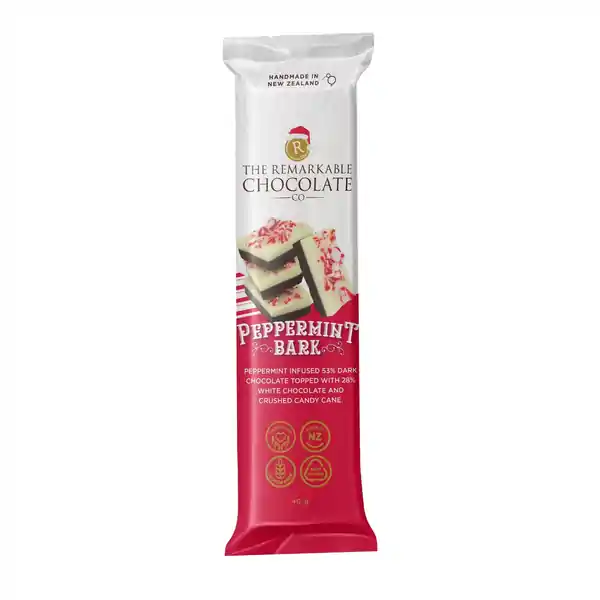 Remarkable Chocolate Bar Peppermint Bark 40g (24)