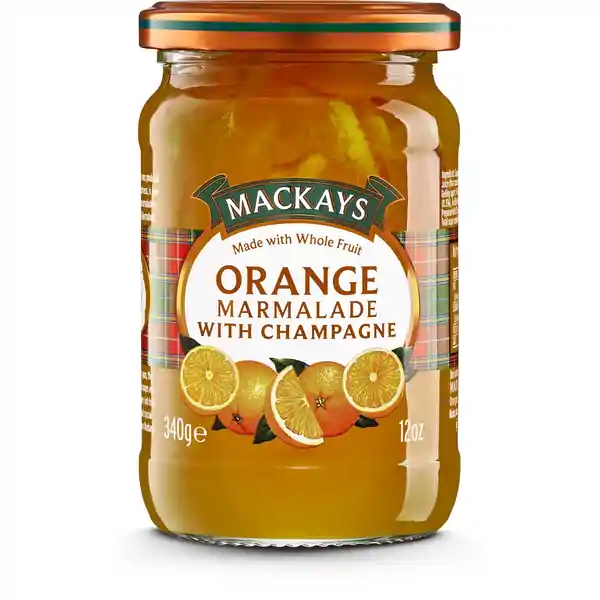 Mackays Orange & Champagne Marmalade 340g (6)
