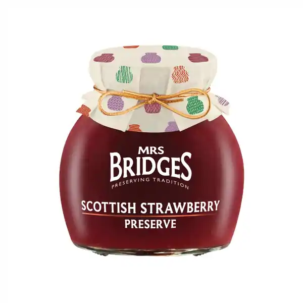 Mrs Bridges Scottish Strawberry Preserve 340g (6)
