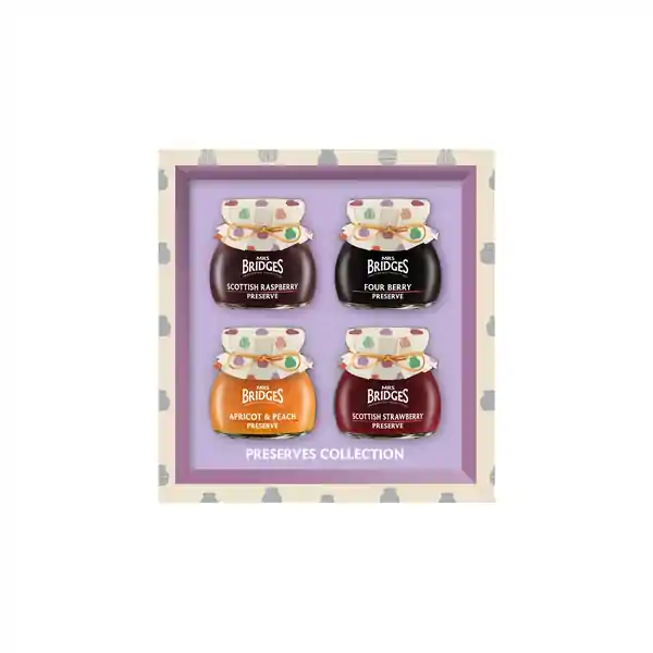 Mrs Bridges 4 Jar Preserves Gift Pack 4 x 100g (6)