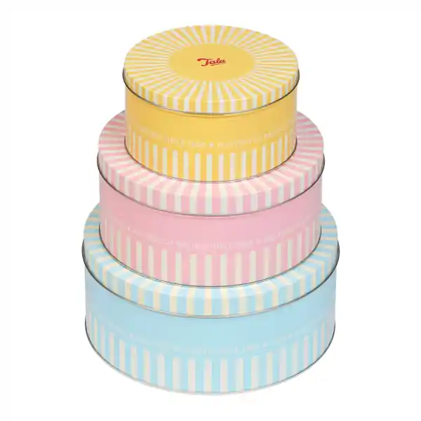 Tala Originals Set of Cake Tins - Stripes (4)