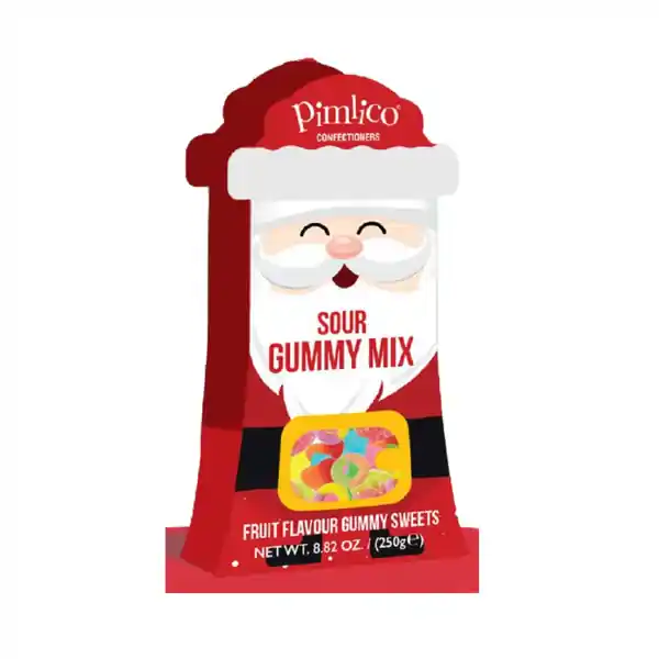 Pimlico Sour Gummy Mix Santa Belly Box 250g (6)