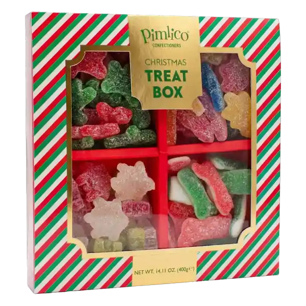 Pimlico 4 Way Xmas Treats Box 400g (6)