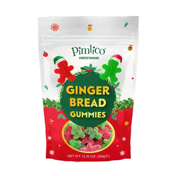 Pimlico Gingerbread Gummies Pouch Bag 350g (6)