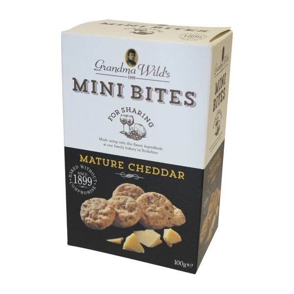 Grandma Wilds Mini Cheese with Mature Cheddar 100g (12)