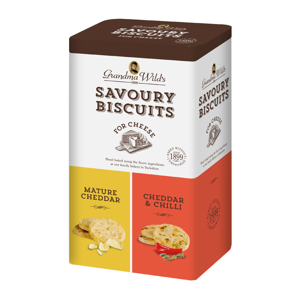 Grandma Wilds Oaty Biscuits for Cheese Gift Tin 260g (6)