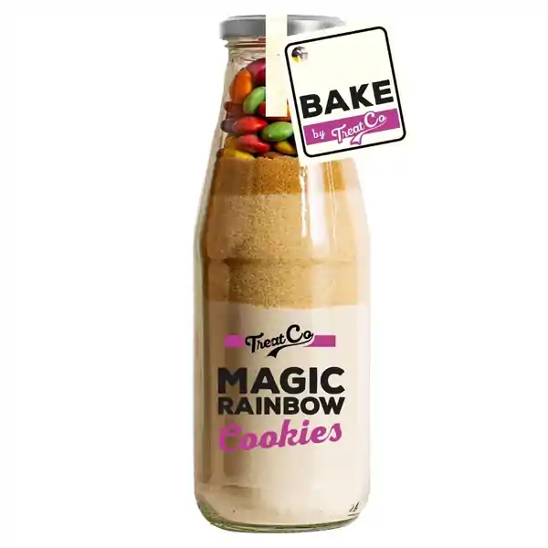 Bake by Treat Co Milk Bottle Magic Rainbow Cookies Mix 580g (6)