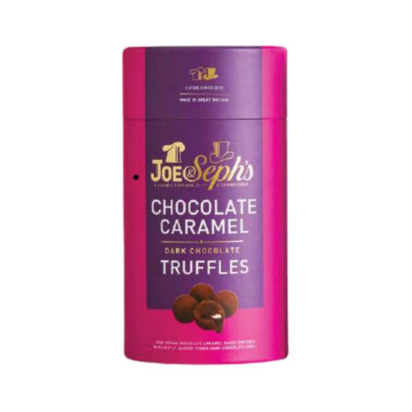 Joe & Seph's Gift Box of Dark Chocolate Caramel Truffles 100g