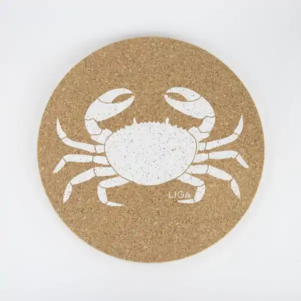 LL Cork Placemat - Crab (1)