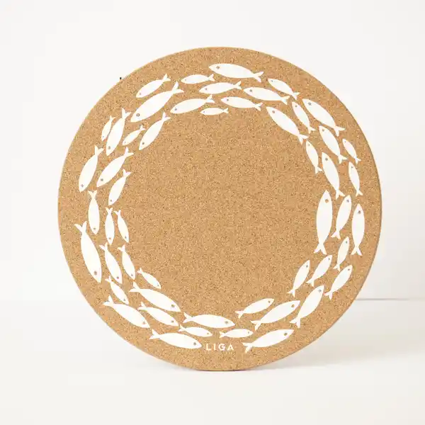 LL Cork Placemat Shoal  (6)