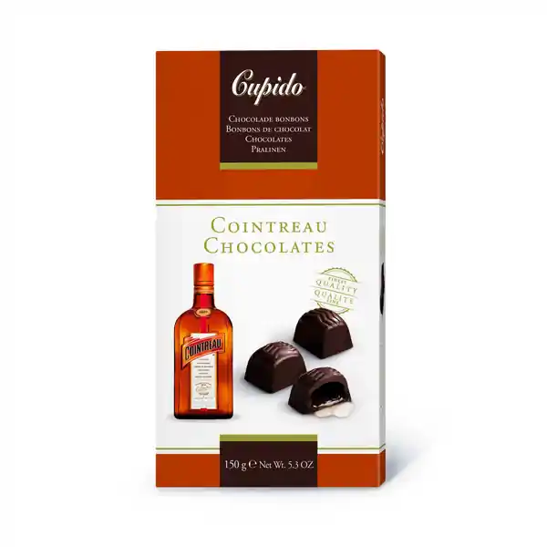 Cupido Liqueur Pralines - Chocolate Cointreau 150g (10)