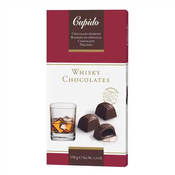Cupido Liqueur Pralines - Chocolate Whisky 150g (10)