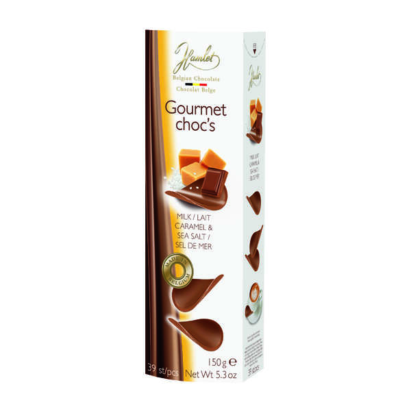 Hamlet Gourmet Choc's 150g Milk & Caramel Sea Salt