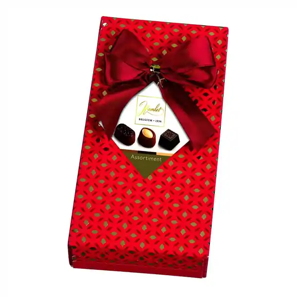 Hamlet Chocolate Gift Box with Ribbon Love Red Collection 125g (16)
