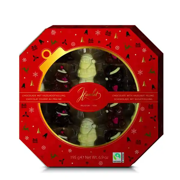 Hamlet Assorted Winter Decorated Colour Bauble 195g (12)