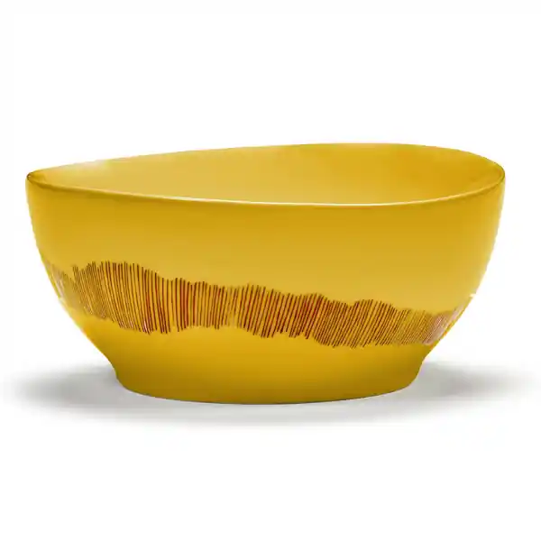 Ottolenghi Bowl S Yellow with Red Stripes FEAST (4)