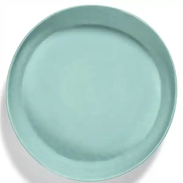 Ottolenghi Serving Bowl M Azure with Red Stripes FEAST (1)