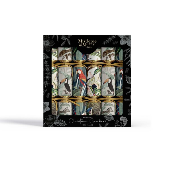 Mistletoe & Merry Boutique - Zoological Prints Crackers