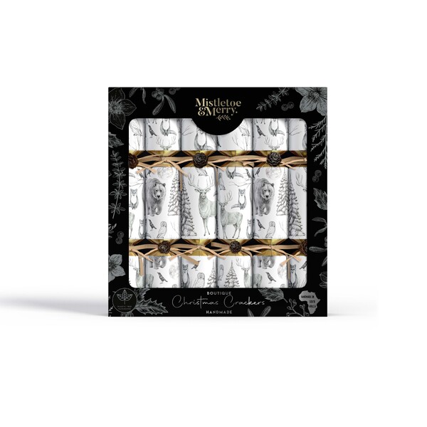 Mistletoe & Merry Boutique - Black & White Nordic Crackers