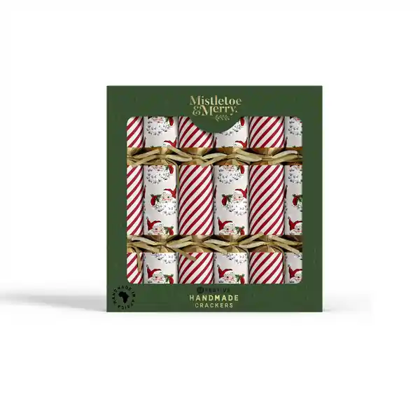 Mistletoe & Merry - Festive 12's - Nostalgic Santa & Stripes 12