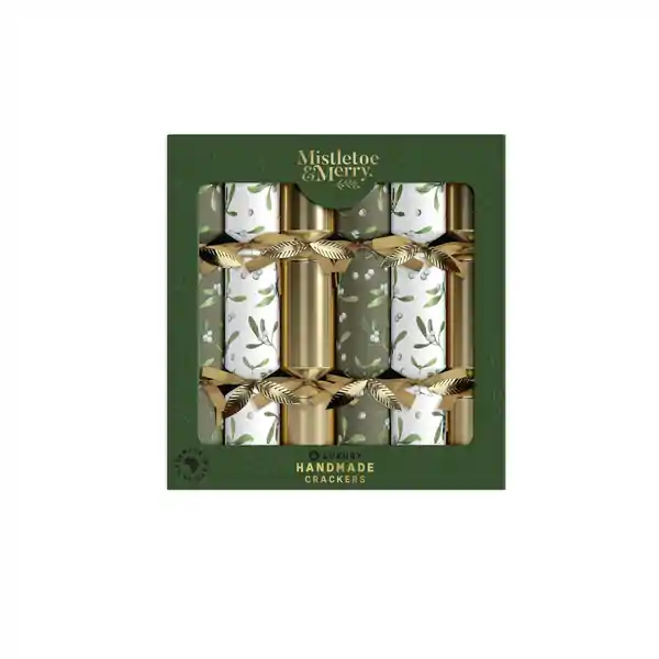 Mistletoe & Merry - Luxury - Gold & Green Mistletoe 14