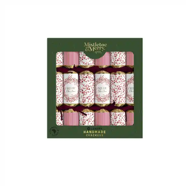 Mistletoe & Merry - Luxury - Berry & Stripe 14