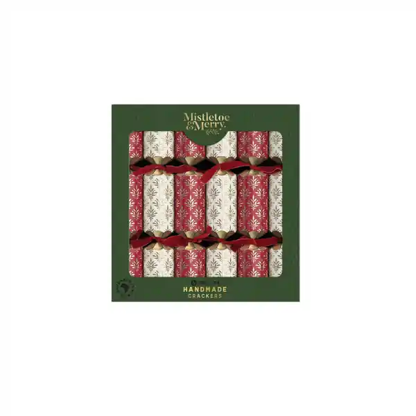 Mistletoe & Merry - Deluxe - Red & Cream Foiled Pattern 14