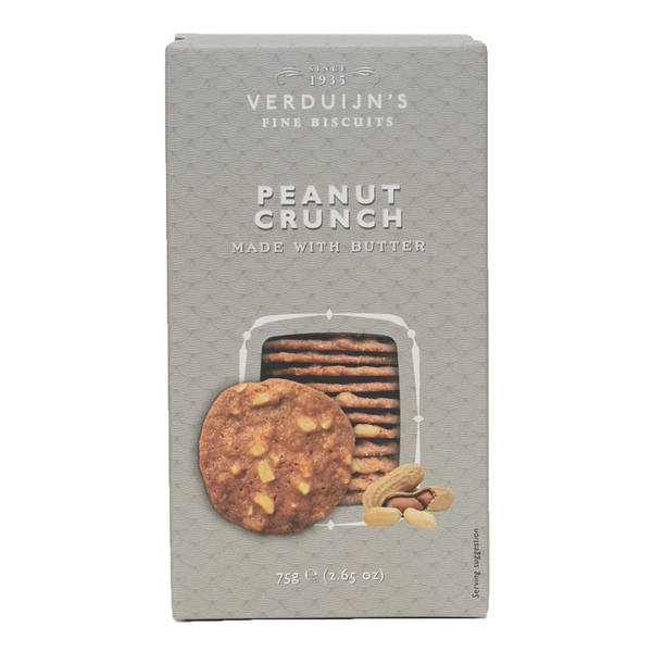 Verduijn's Peanut Crunch with Butter Grey Box 75g (12)