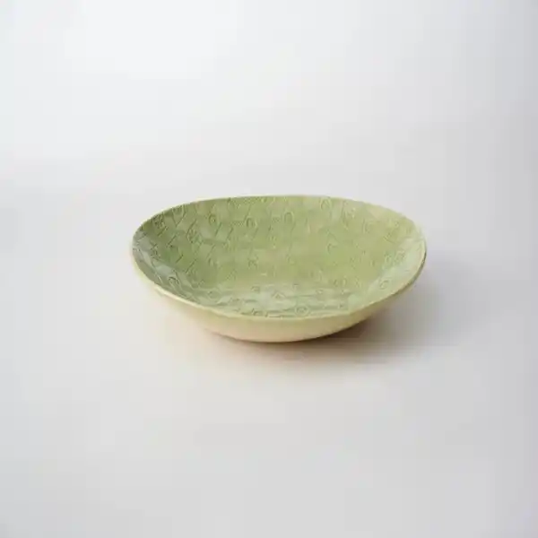 Mr & Mrs Potter Oval Bowl Medium-Sage  (1)