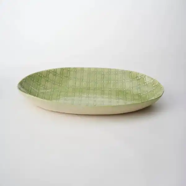 Mr & Mrs Potter Oval Platter XLarge-Sage  (1)