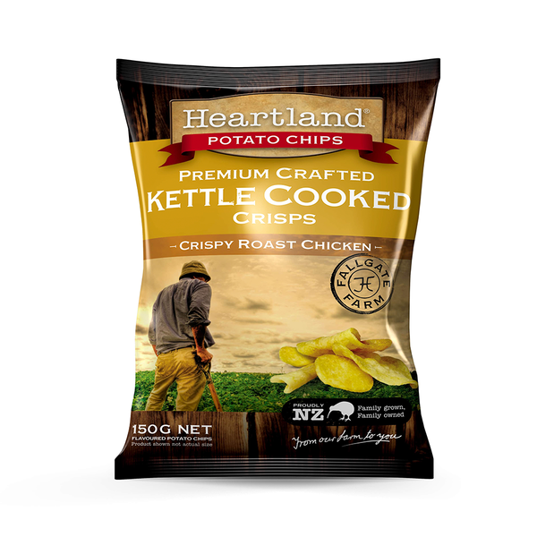 Heartland Kettle Cooked GF Chips - Roast Chicken 150g