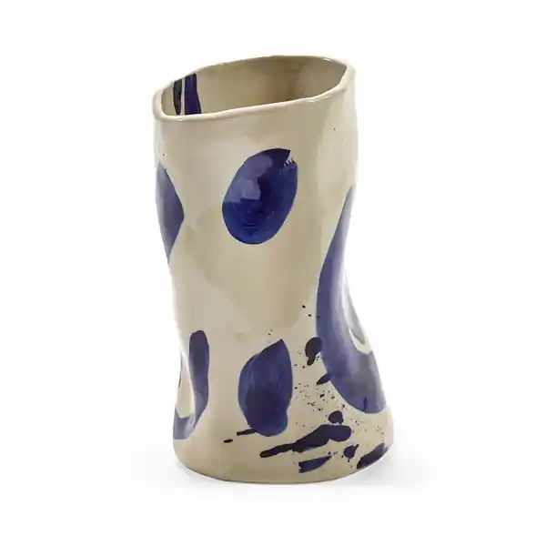Serax Vase M Blue Sophia  (1)