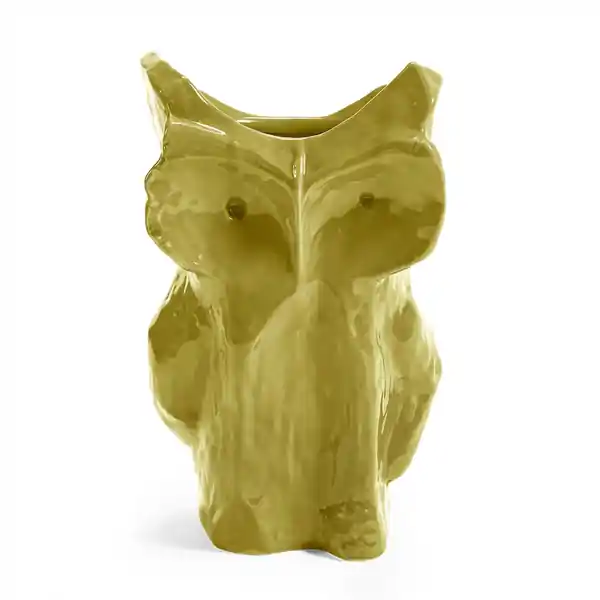 Serax Owl Vase Large - Yellow  (1)