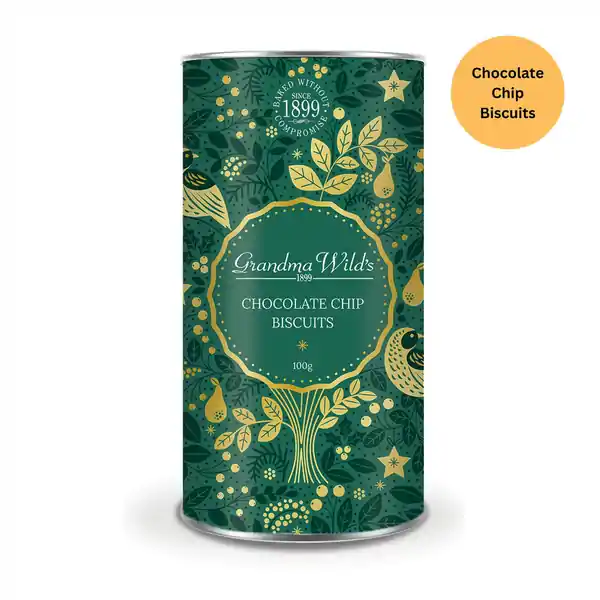 Grandma Wild's Partridge in a Pear Tree Green Tube Chocolate Chip 100g (15)