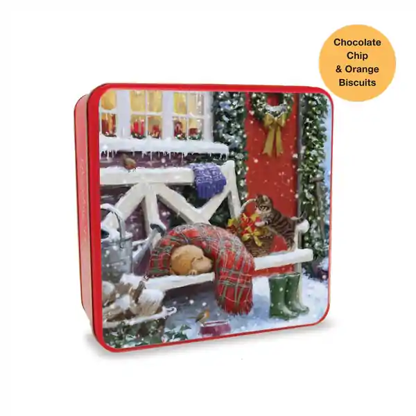 Grandma Wild's Embossed Winter Garden Dognap Tin 200g (6)