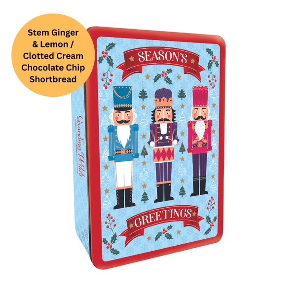 Grandma Wild's Embossed Nutcracker Tin 300g (6)