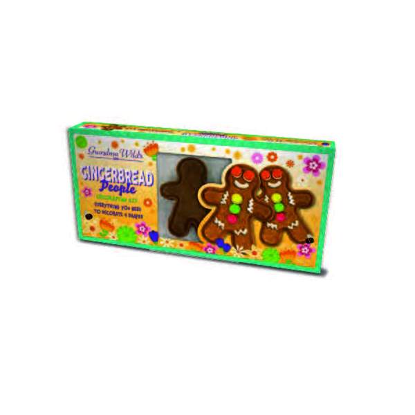 Grandma Wild's Gingerbread People Biscuits Decorating Kit 99g (10)