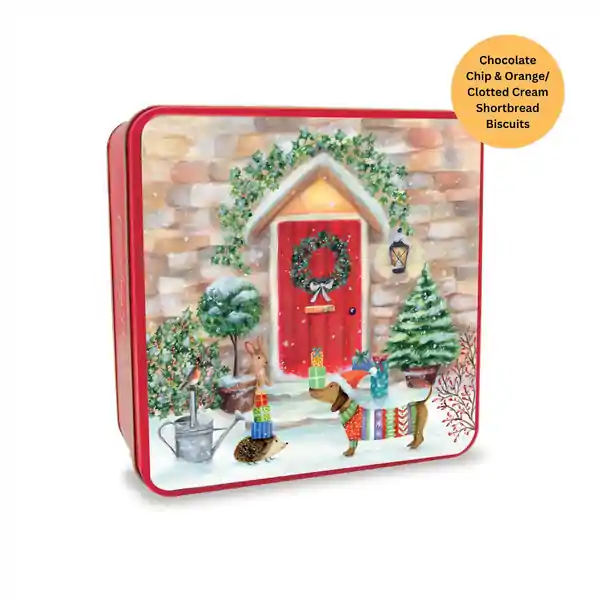 Grandma Wild's Embossed Festive Doorstep Delights Tin 200g (6)