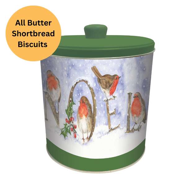 Grandma Wild's Robin Noel Barrel Tin 300g (6)