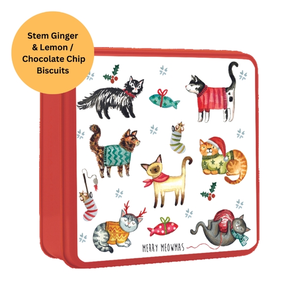 Grandma Wild's - Embossed Merry Meowmas Tin 160g (6)