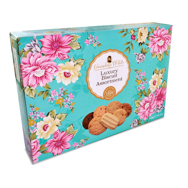 Grandma Wild's Victorian Floral Luxury Biscuit Assortment 400g (12)