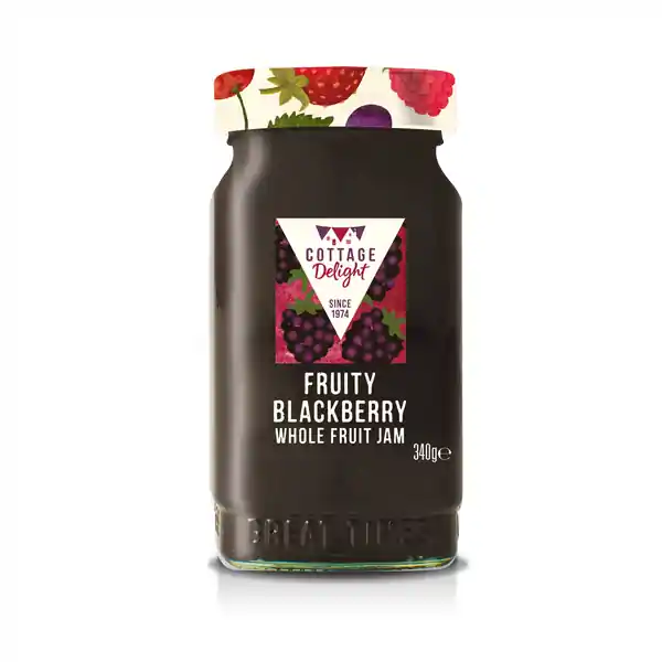 Cottage Delight Fruity Blackberry Whole Fruit Jam 340g (6)