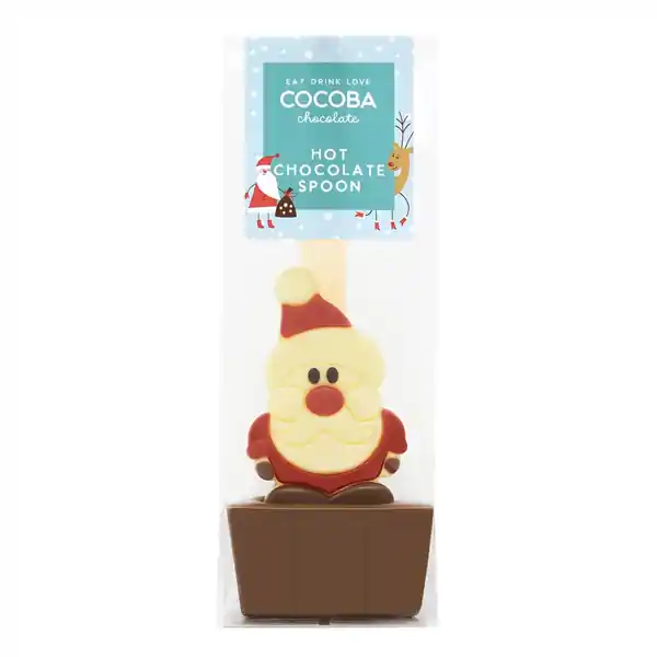 Cocoba Christmas Santa Milk Hot Chocolate Spoon 50g (12)