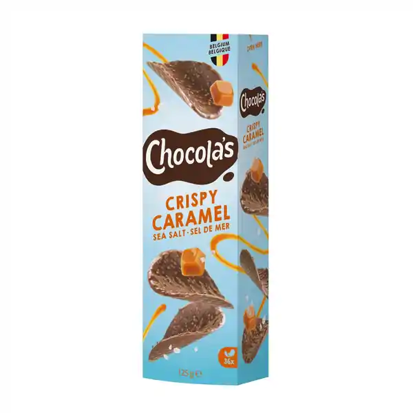 Hamlet Chocolas - Crispy Caramel Sea Salt 125g (12)