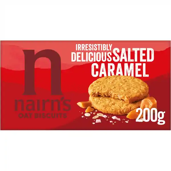 Nairns Salt Caramel Oat Biscuits SG 200g (6)